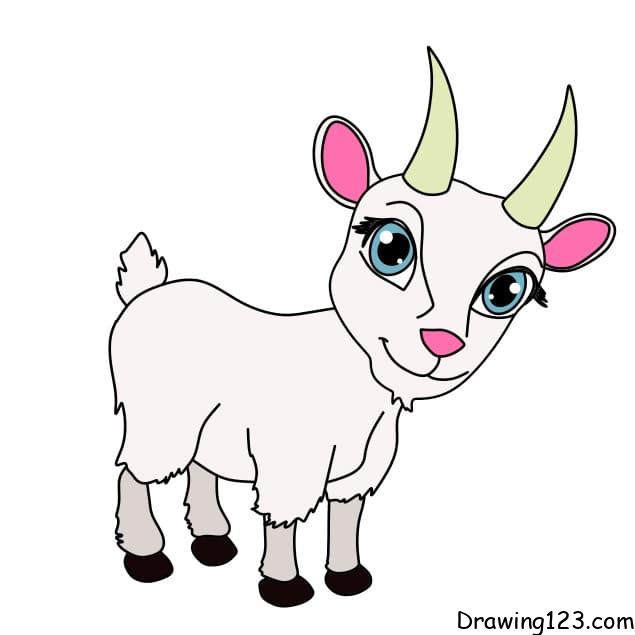 Jak Nakreslit drawing-a-goat-step-12