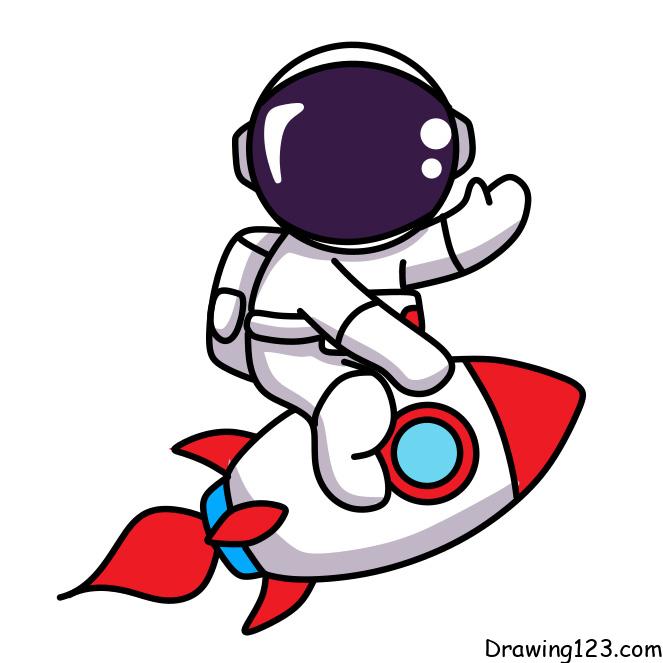 Jak Nakreslit Astronaut