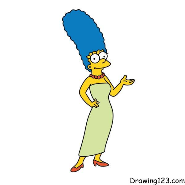 Jak Nakreslit Marge Simpson