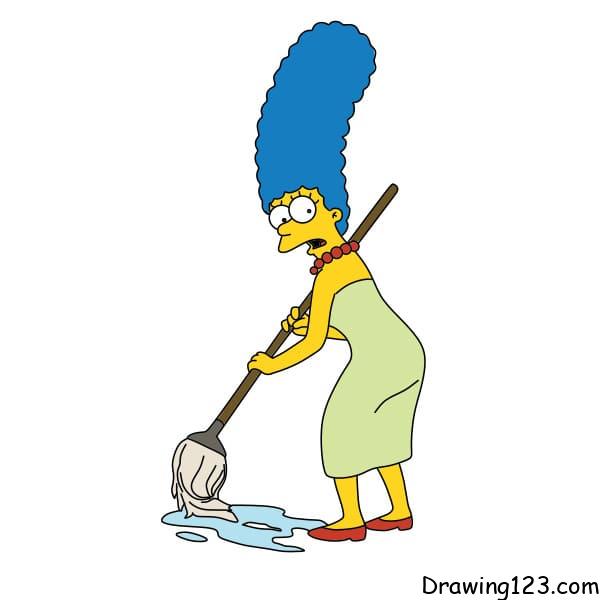 Jak Nakreslit Drawing-Marge-Simpson-step-11