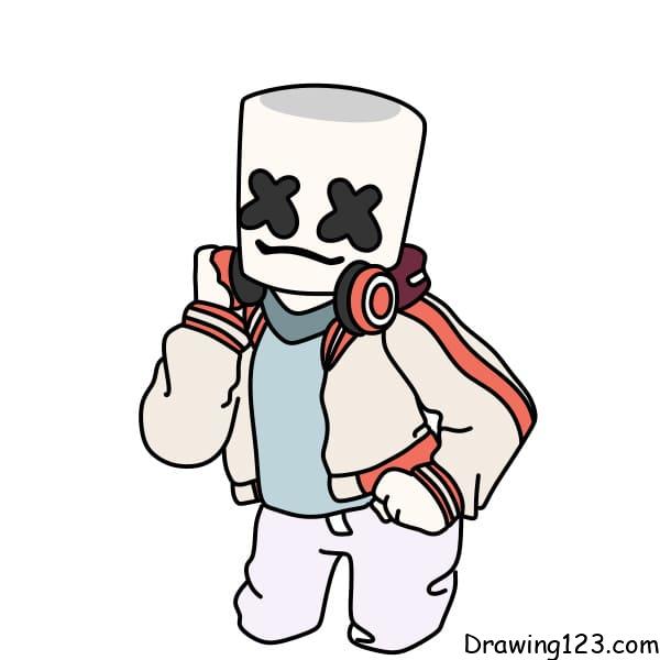 Jak Nakreslit Drawing-Marshmello-step-10-1