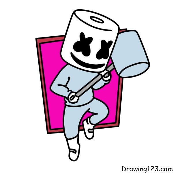 Jak Nakreslit Drawing-Marshmello-step-11