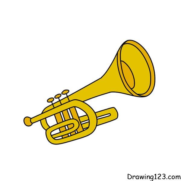 Jak Nakreslit Drawing-the-trumpet-step-8-1