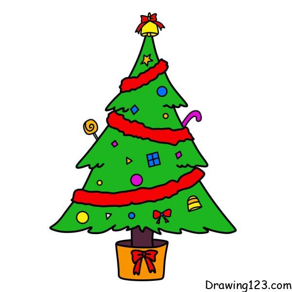 Jak Nakreslit drawing-a-christmas-tree-step-9-4