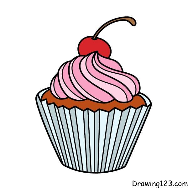 Jak Nakreslit drawing-cupcake-step-8-1