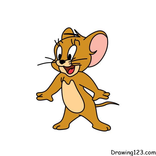 Jak Nakreslit Drawing-Jerry-Mouse-step-10-1