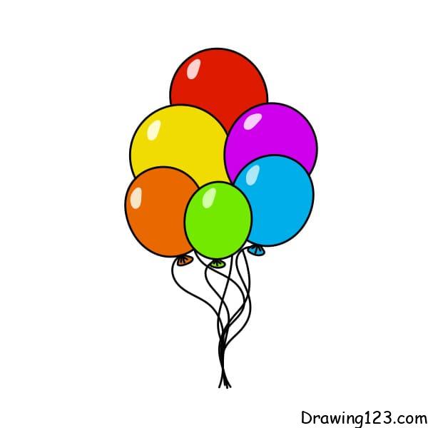 Jak Nakreslit Drawing-a-balloon-step-7