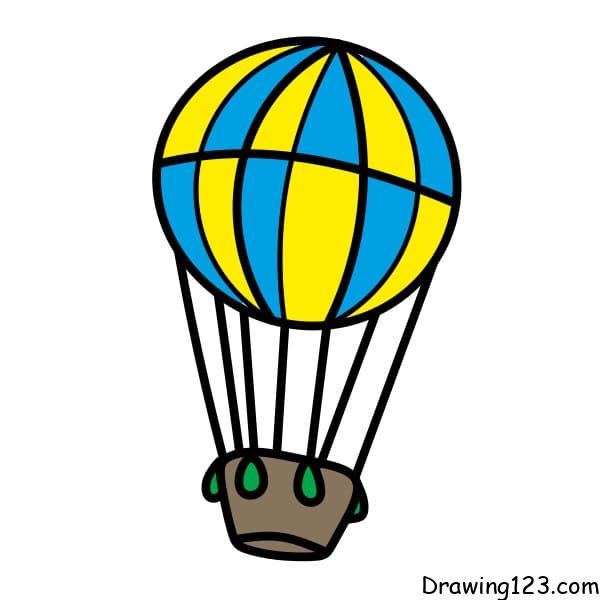 Jak Nakreslit Drawing-hot-air-balloon-step-7