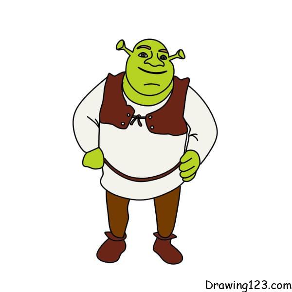 Jak Nakreslit Shrek