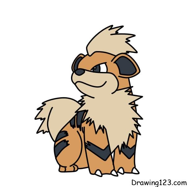 Jak Nakreslit Pokémon Growlithe