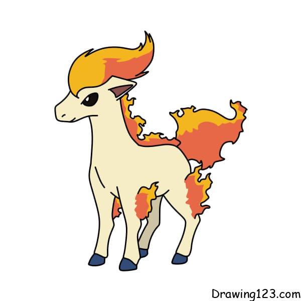 Jak Nakreslit Pokémon Ponyta