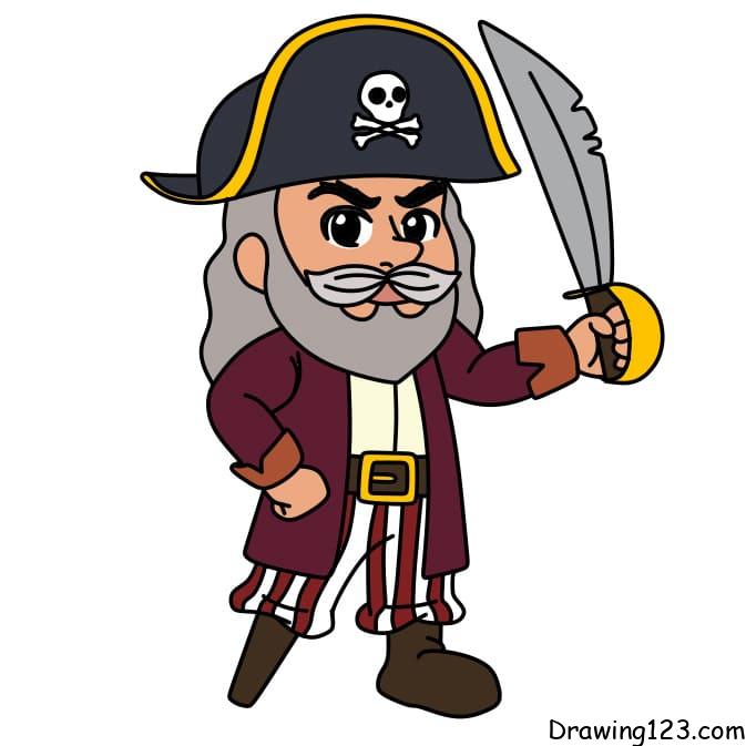 Jak Nakreslit Piráta