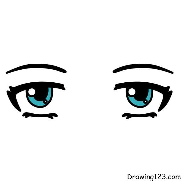 Jak Nakreslit drawing-cold-eyes-step-5