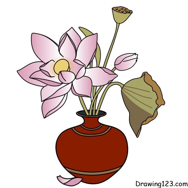 Jak Nakreslit drawing-lotus-flower-step-12