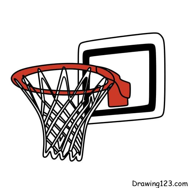 Jak Nakreslit Basketbalový koš