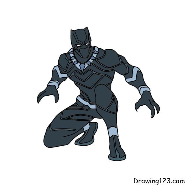 Jak Nakreslit Drawing-Black-Panther-step-12