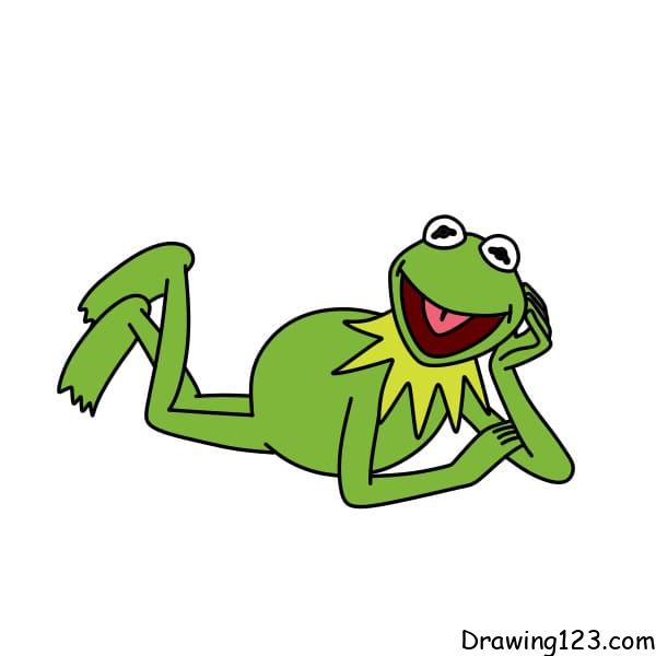 Jak Nakreslit Drawing-Kermit-Frog-step-8