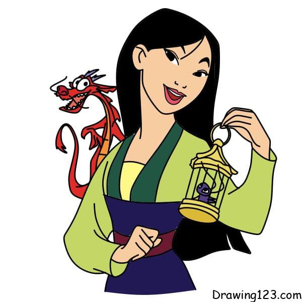 Jak Nakreslit Mulan