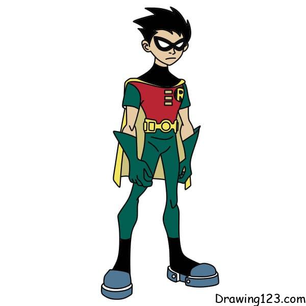 Jak Nakreslit Robin (Teen Titans)