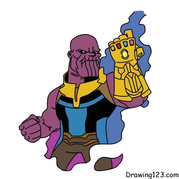 Jak Nakreslit Thanos