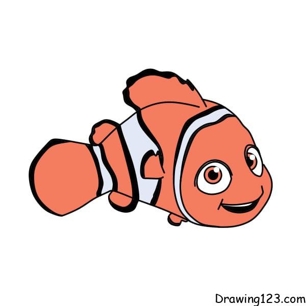 Jak Nakreslit Nemo ryby