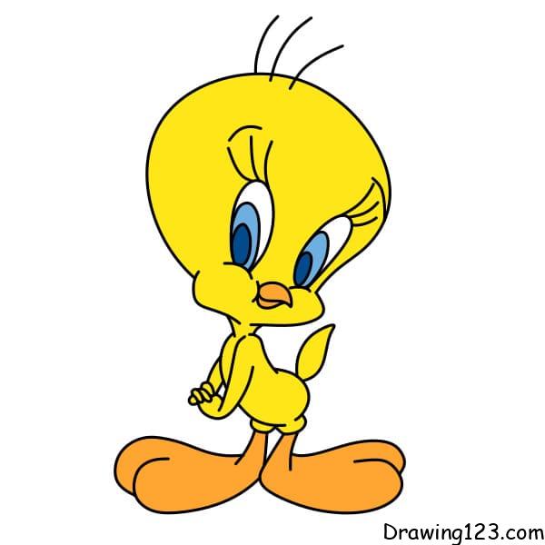 Jak Nakreslit Tweety