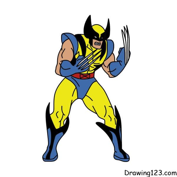 Jak Nakreslit Wolverine