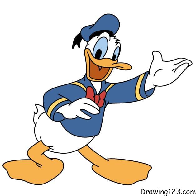 Jak Nakreslit How-to-draw-Donald-duck-step-11-2