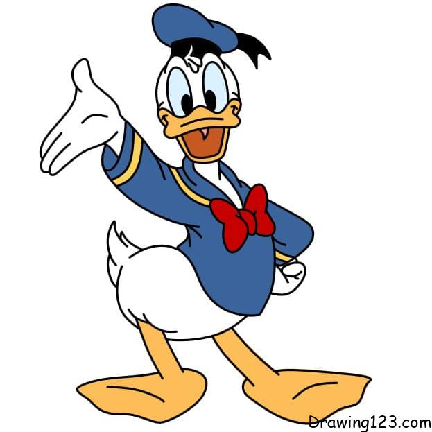 Jak Nakreslit How-to-draw-Donald-duck-step-12-4