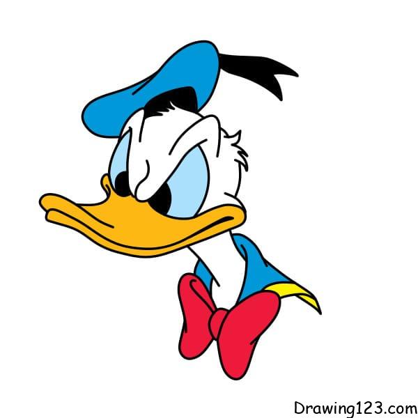 Jak Nakreslit How-to-draw-Donald-duck-step-9-1