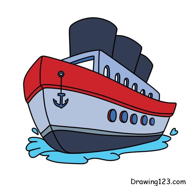 Jak Nakreslit how-to-draw-a-ship-step-12