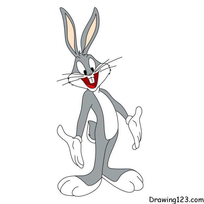 Jak Nakreslit how-to-draw-bugs-bunny-step-10-2