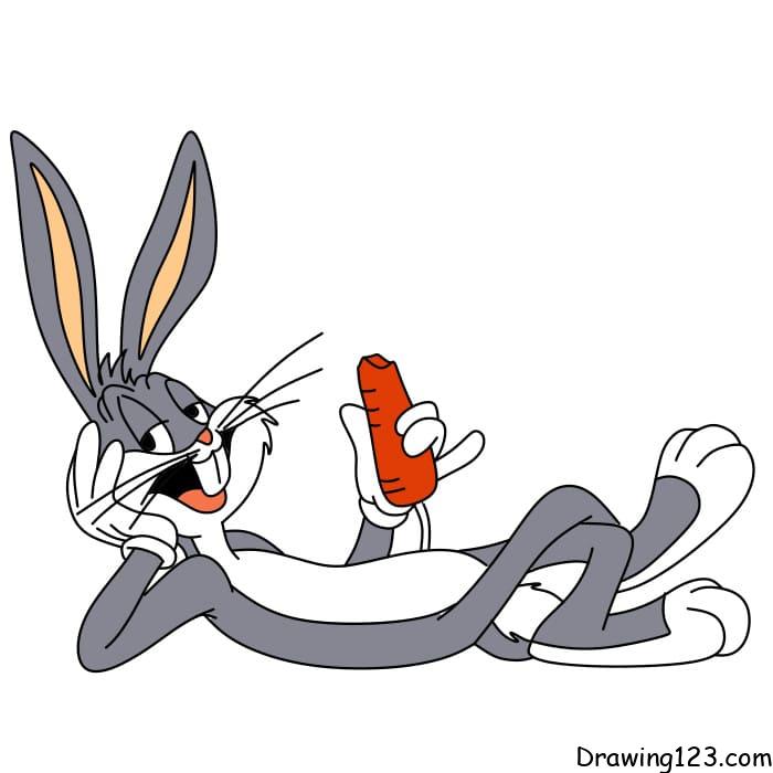 Jak Nakreslit how-to-draw-bugs-bunny-step-11-3