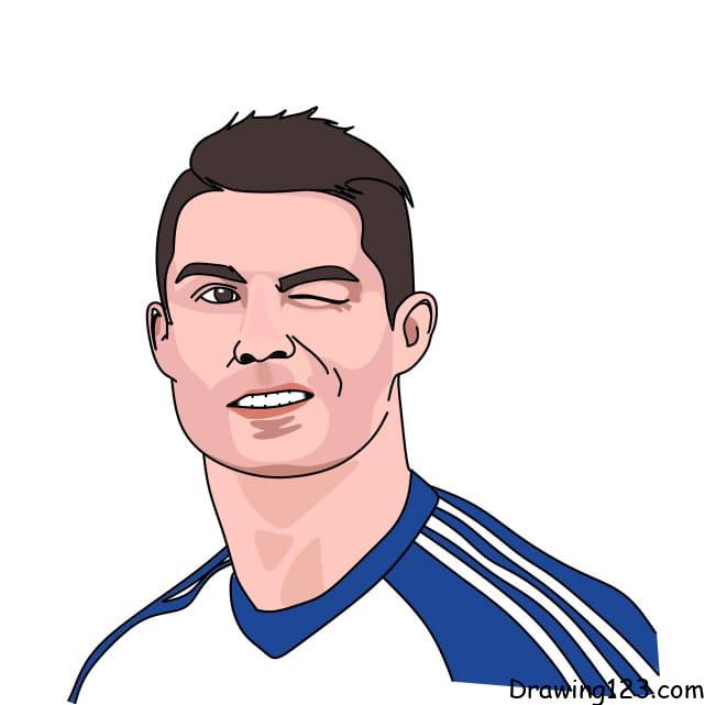 Jak Nakreslit How-to-draw-Ronaldo-step10-1