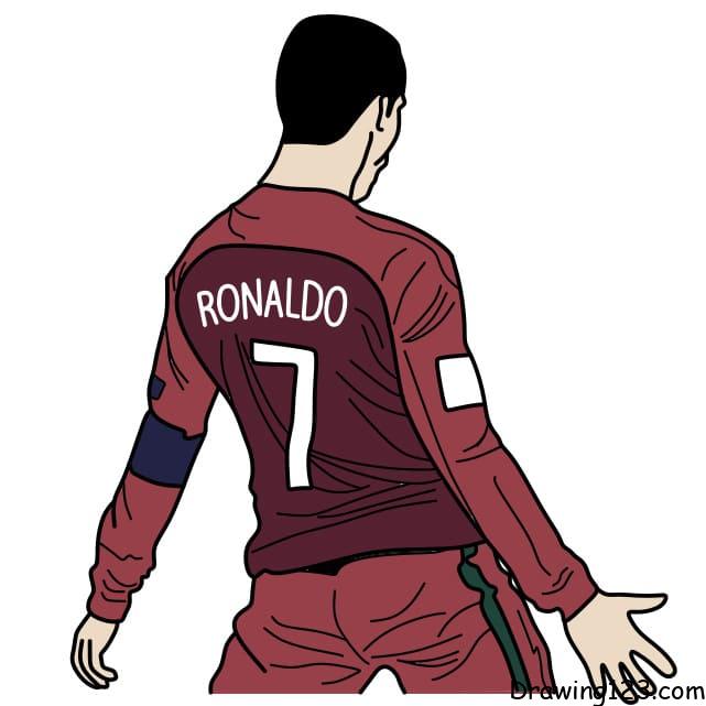 Jak Nakreslit How-to-draw-Ronaldo-step12