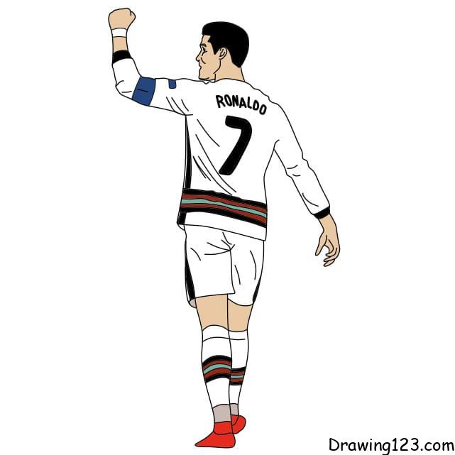 Jak Nakreslit How-to-draw-Ronaldo-step13