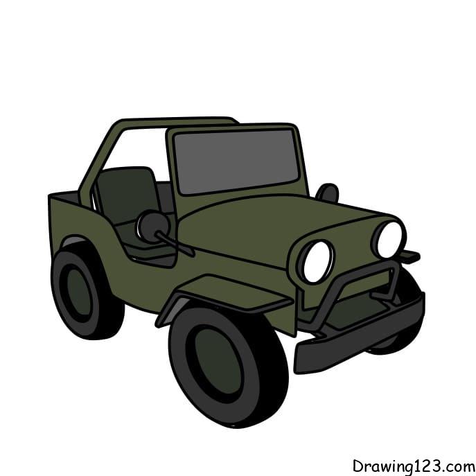 Jak Nakreslit How-to-draw-a-Jeep-step-11-1