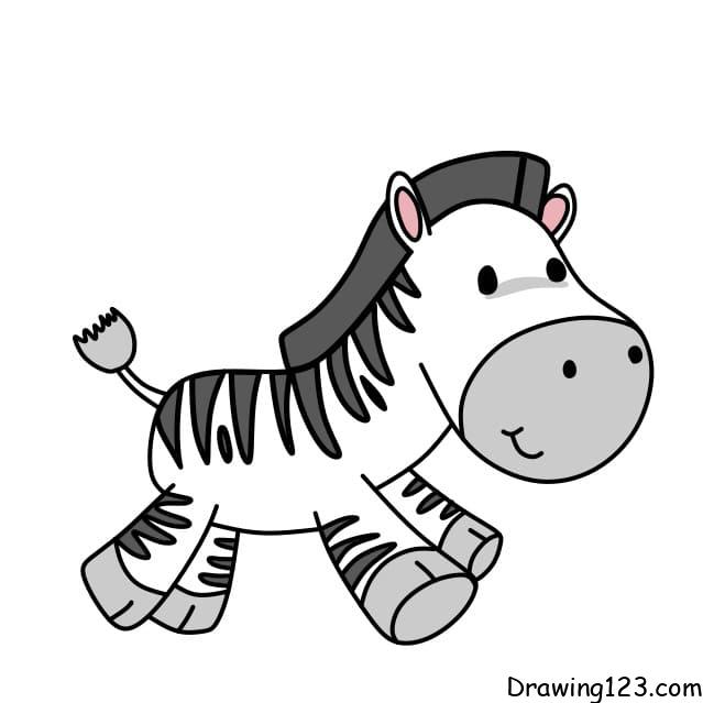 Jak Nakreslit How-to-draw-a-zebra-step-10-1