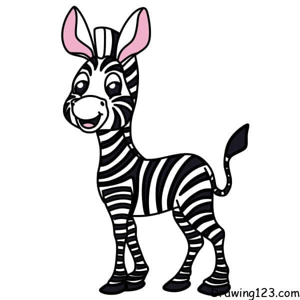 Jak Nakreslit How-to-draw-a-zebra-step-12-2