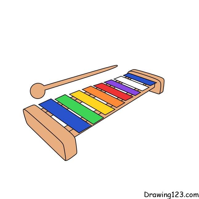 Jak Nakreslit How-to-draw-Xylophone-step-5-1