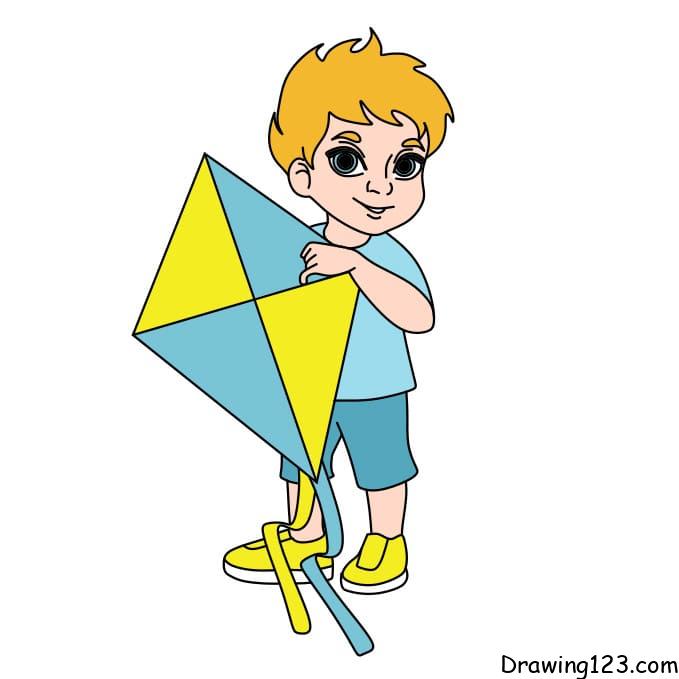 Jak Nakreslit how-to-draw-a-kite-step-9-3