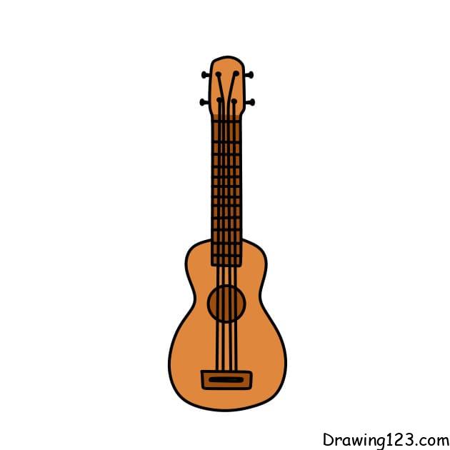 Jak Nakreslit how-to-draw-guitar-step-6-3