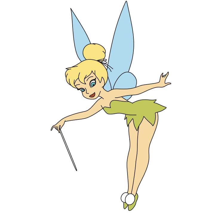 Jak Nakreslit How-to-Draw-Tinkerbell-Step-12-2