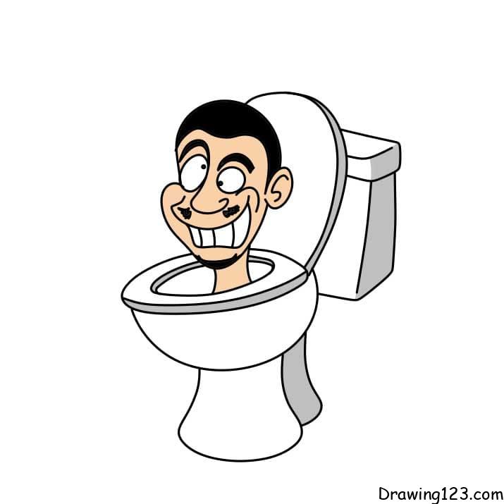 Jak Nakreslit How-to-draw-Skibidi-Toilet-Step-10