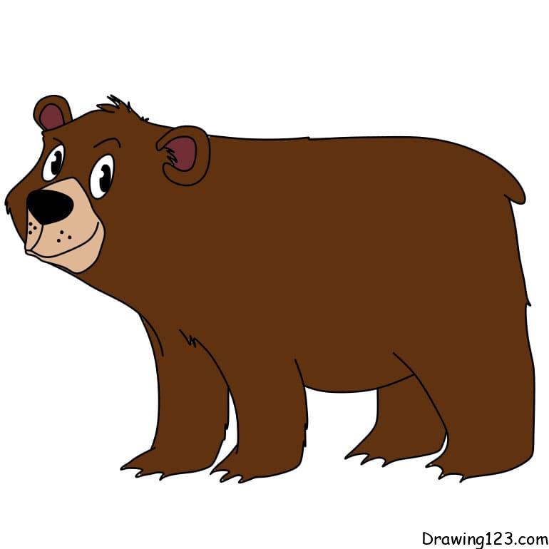 Jak Nakreslit How-to-draw-a-bear-step-9-1