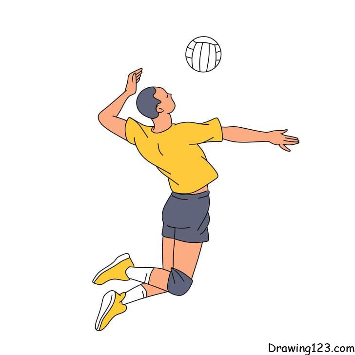 Jak Nakreslit How-to-draw-volleyball-Step-10-4