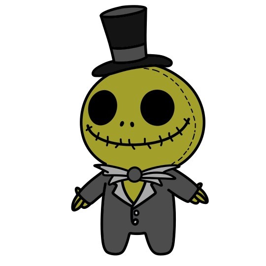 Jak Nakreslit Jack Skellington 8 (9)