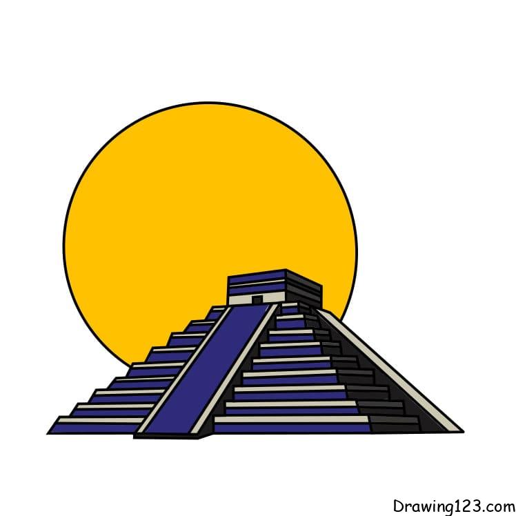 Jak Nakreslit how-to-draw-pyramid-step10