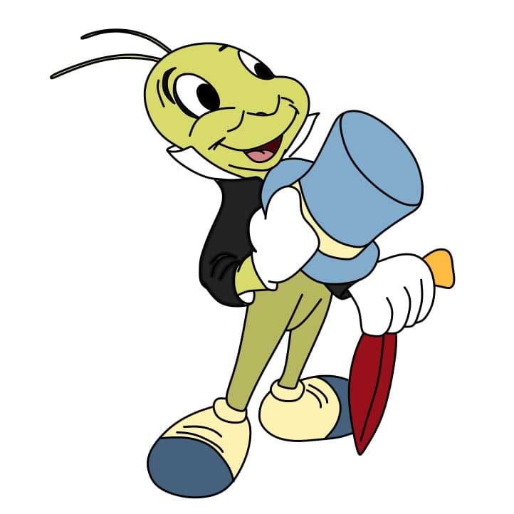 Jak Nakreslit How-to-Draw-Jiminy-Cricket-Step-10-4