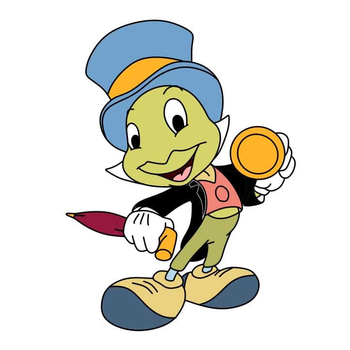 Jak Nakreslit How-to-Draw-Jiminy-Cricket-Step-12